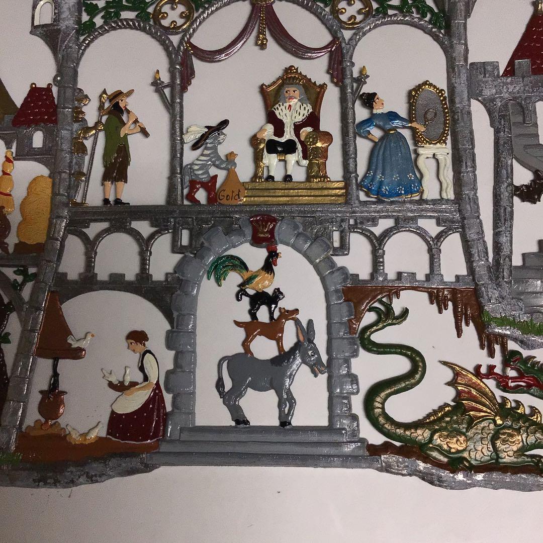 ★錫製壁掛け ヴィルヘルム シュヴァイツアー グリム童話 ドイツ 説明付き