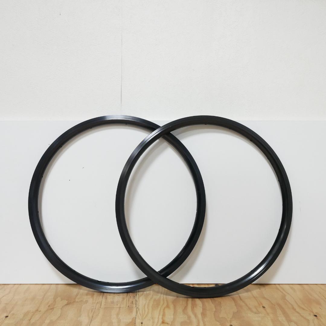 20インチ　451　リム　オールブラック　375g　2本 リムブレーキ対応