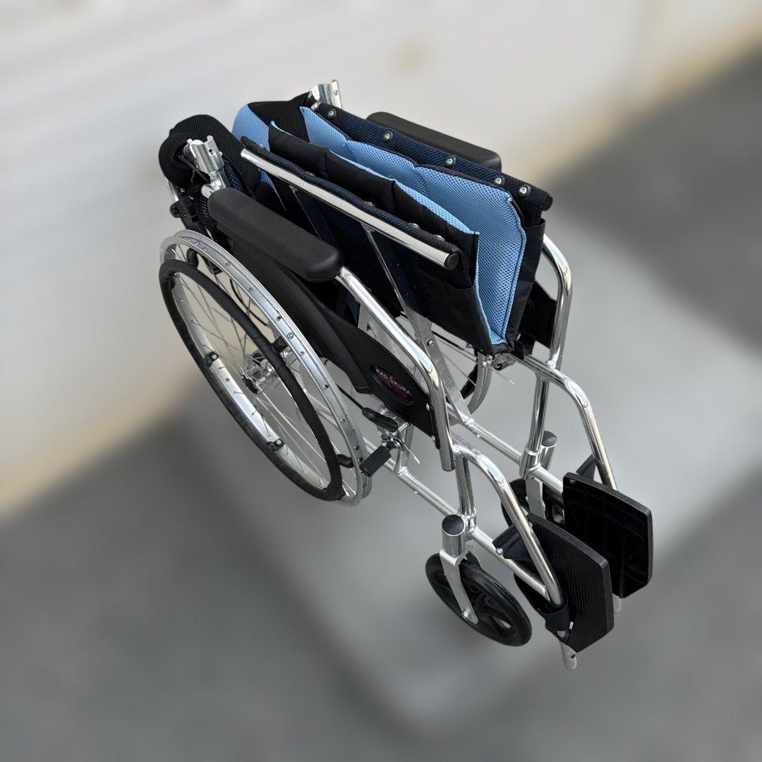 KADOKURA 介助用車椅子 タイヤ修理前提品【A-266】