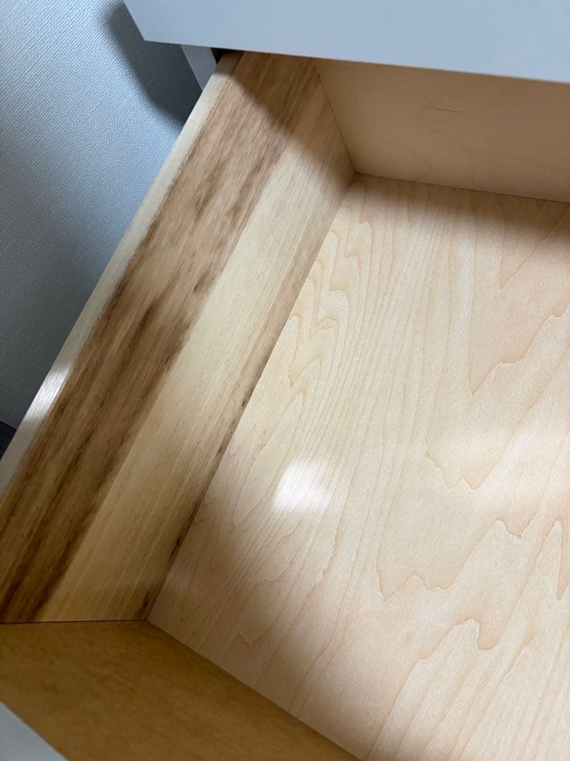 ホワイト 6段チェスト