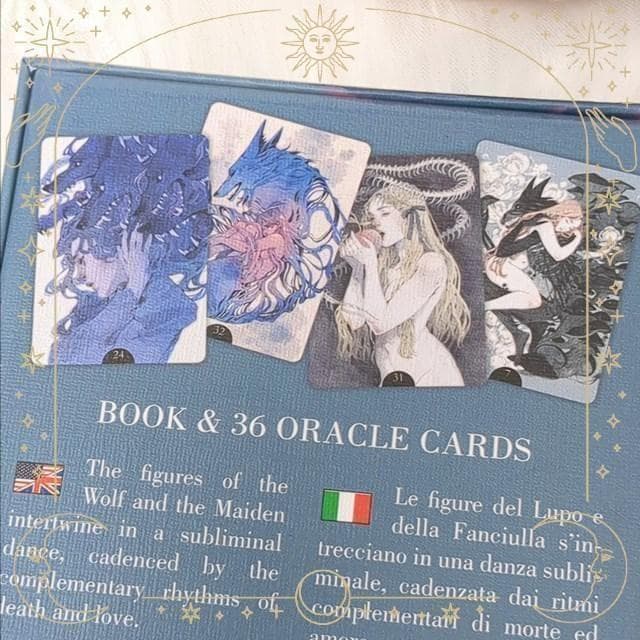 【正規品オラクルカード】イタリアの人気イラストレーターによる情熱と官能のデッキ