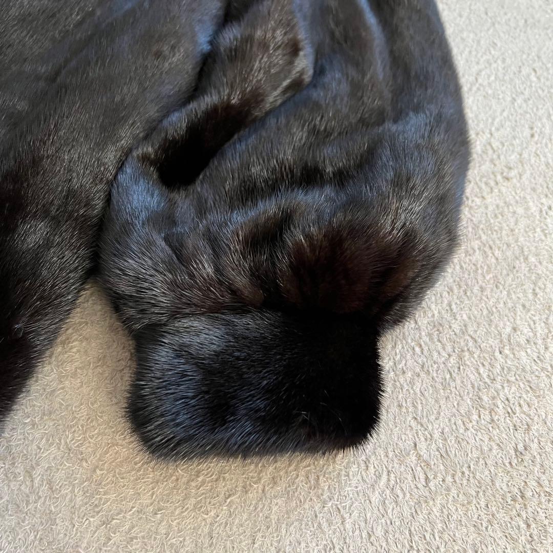 美品　サガミンク　ロイヤル　ミドル丈　最高級ミンク　毛皮　ファーコート