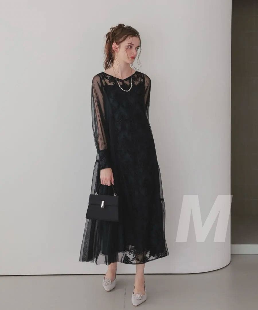 ★新品★ドリードール　モールレースサイドティアードドレス　結婚式　パーティー