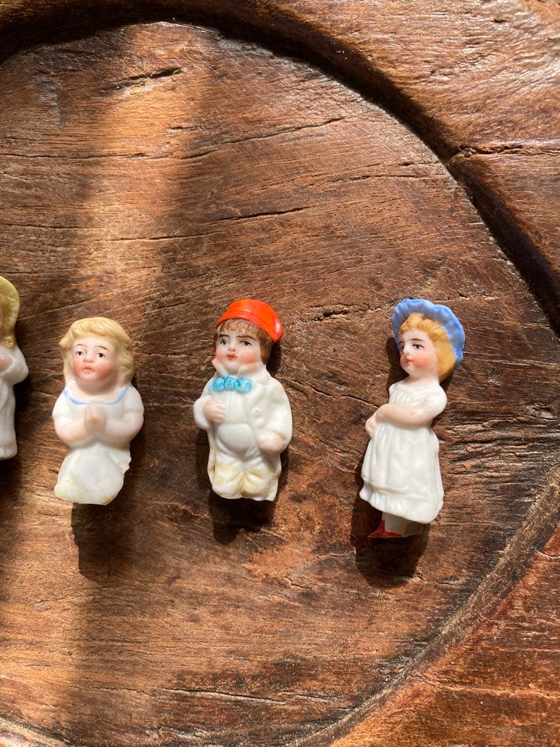 みくる　ドイツ　アンティーク　ミニ　ビスクドール　5体　陶器