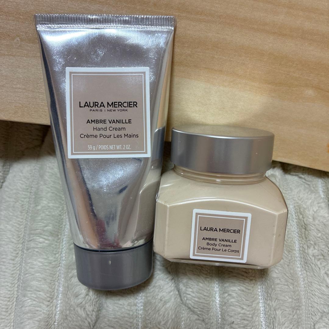 ローラメルシエ　アンバーバニラ　ハンドクリーム　ボディクリーム