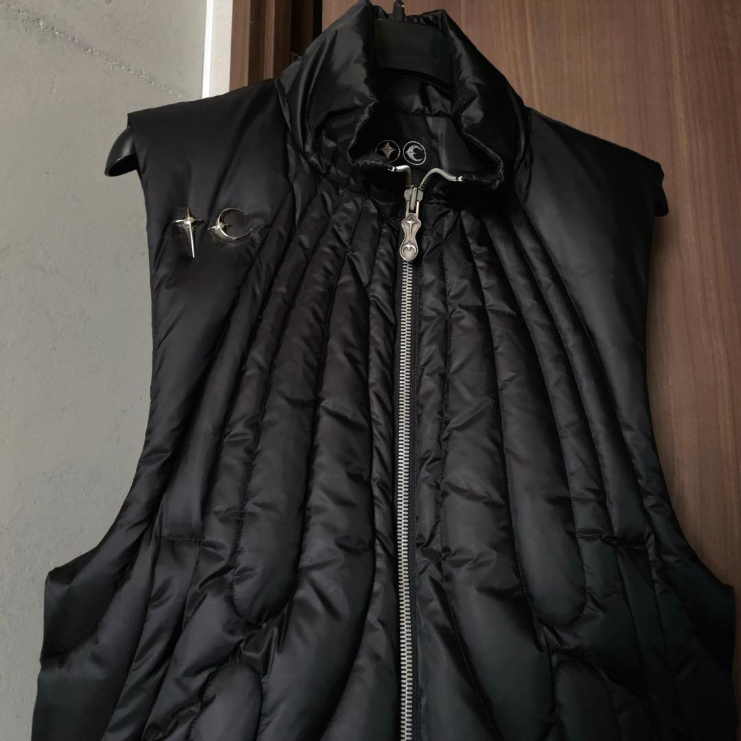 正規品 THUG CLUB Cave  ダウンベスト 2 ブラック