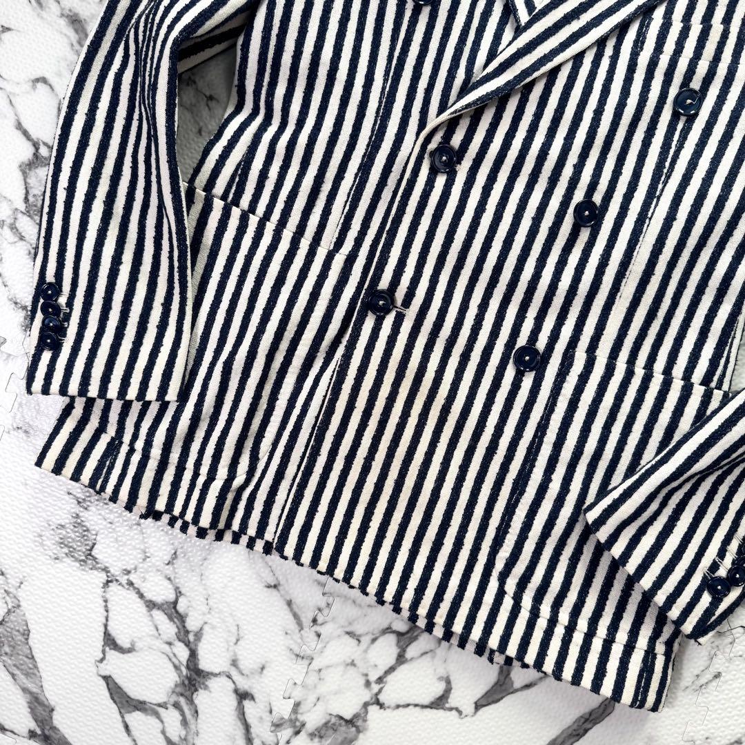 美品◯タリアトーレ　テーラードジャケット　ダブルブレスト　ストライプ　現行