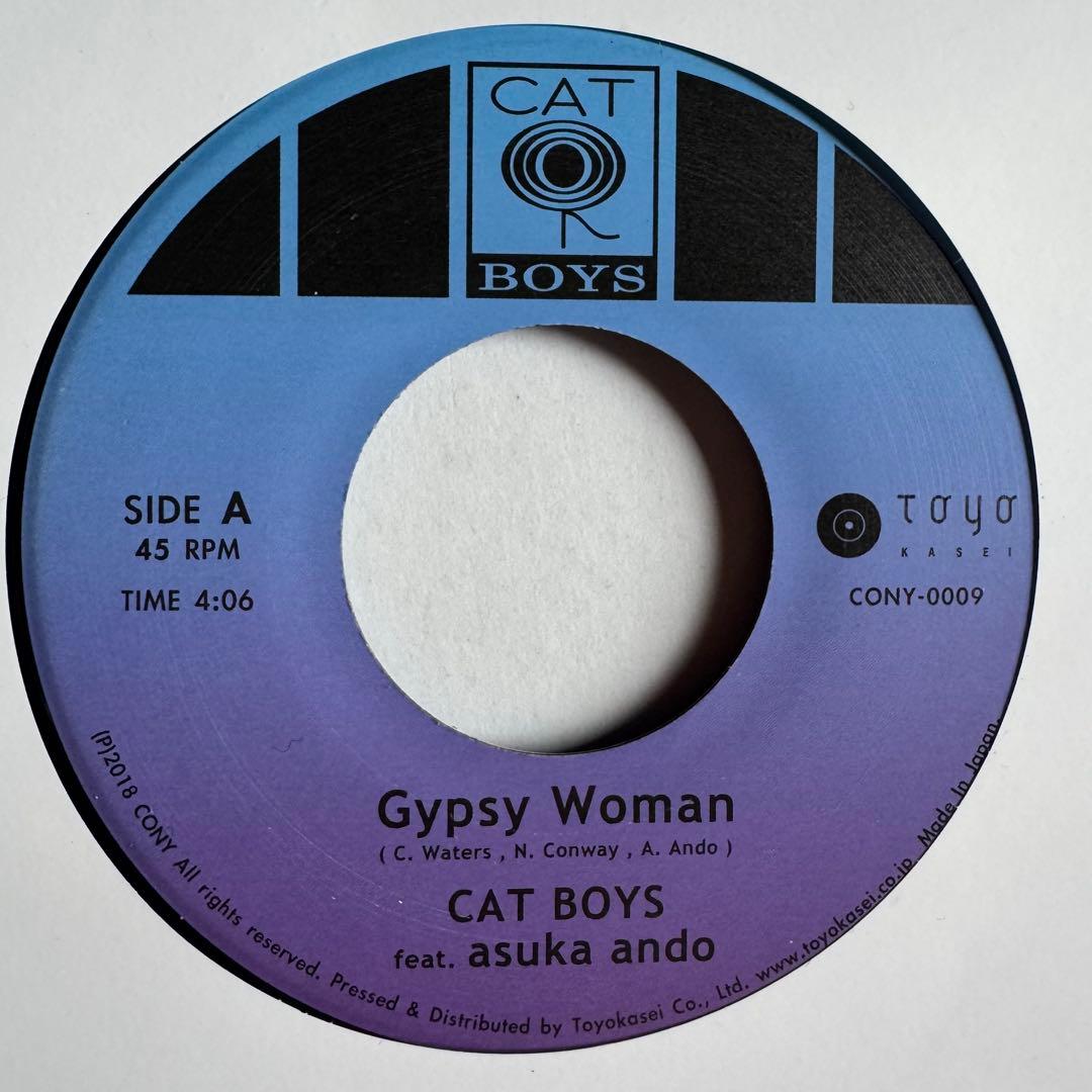 CAT BOYS asuka ando Gypsy Woman 7インチレコード