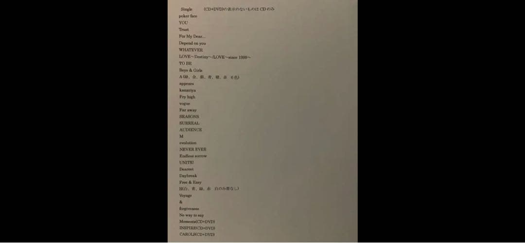 浜崎あゆみ　CDセット