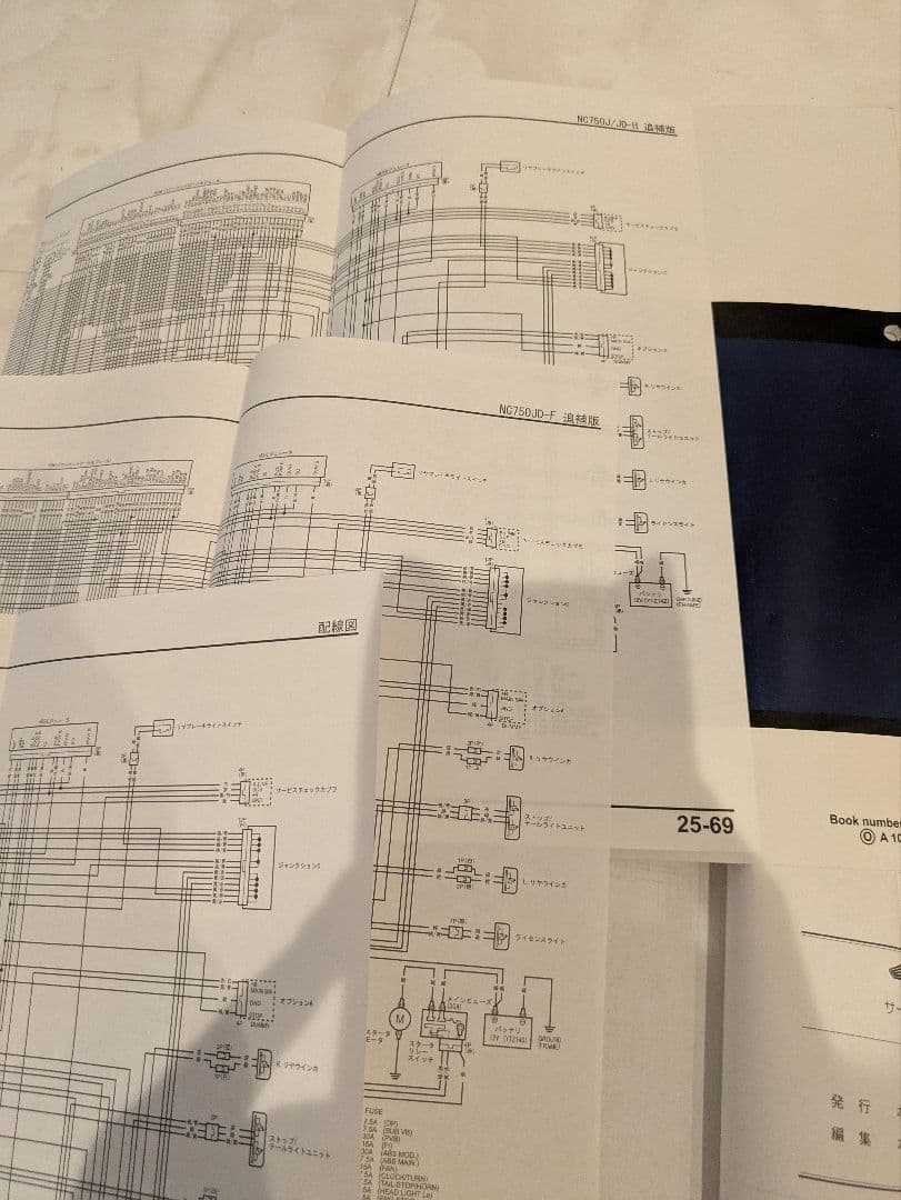 ホンダNM4-01/NM4-02サービスマニュアルと追補版(EBL-RC82)