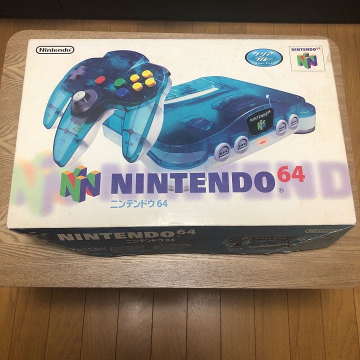 Nintendo 旧世代ゲーム機本体 NINTENDO 64 クリアブルー