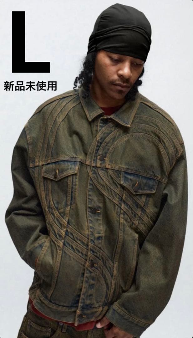 最終値下げSupreme S Logo Denim Trucker Jacket