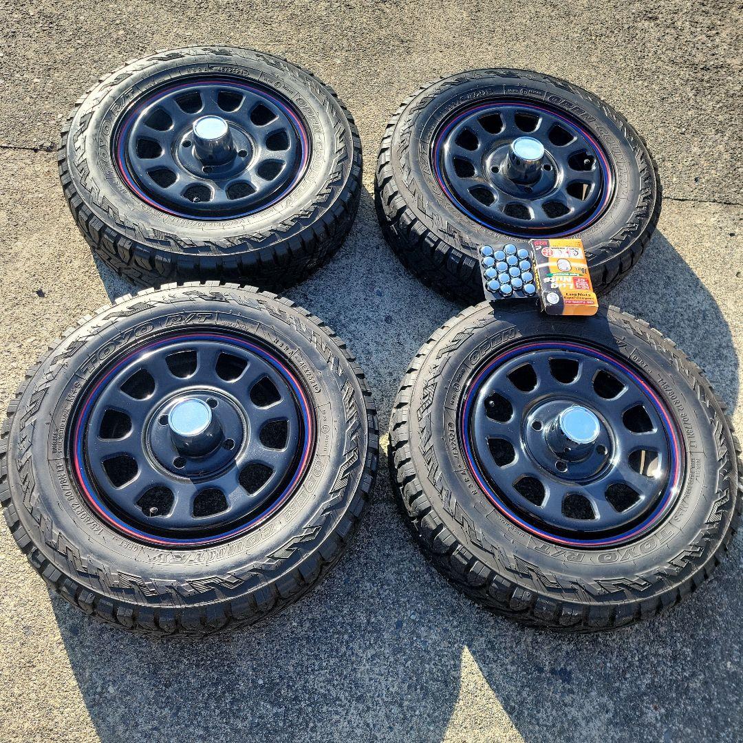 デイトナホイル12インチ タイヤ付き！メッキナット付き！ 4本セットです。