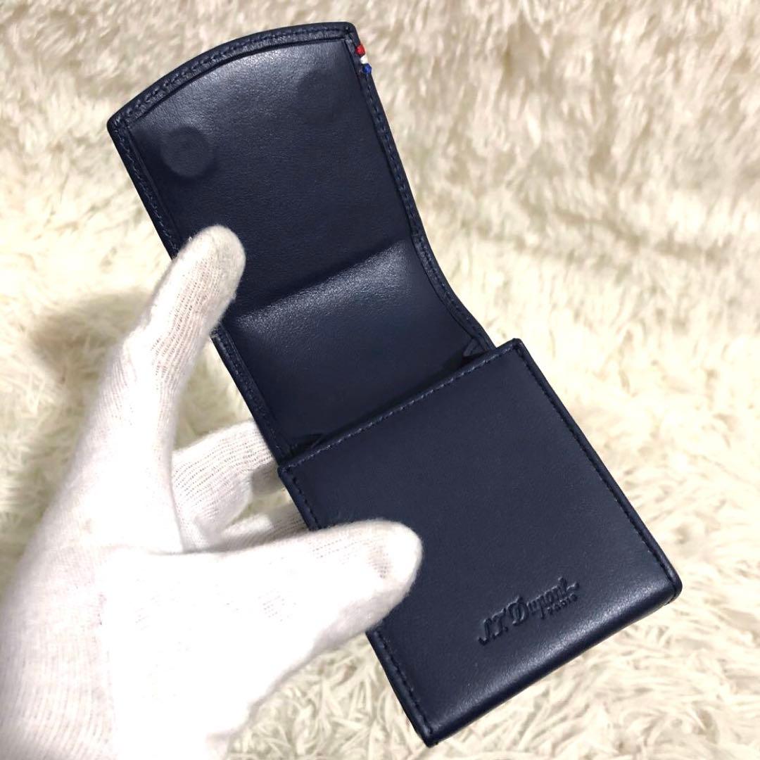 未使用✨エステーデュポン レザー シガーケース タバコケース