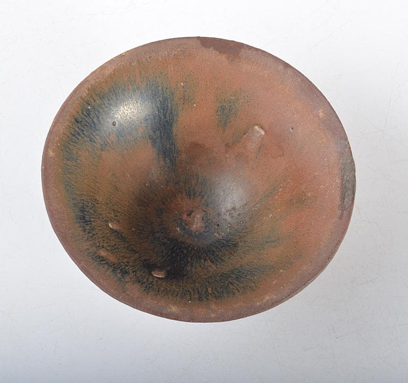 中国　南宋　建窯　兎毫盞　禾目天目茶碗　M R4304