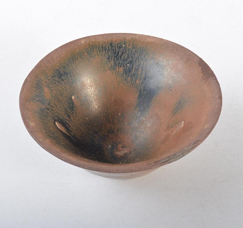 中国　南宋　建窯　兎毫盞　禾目天目茶碗　M R4304