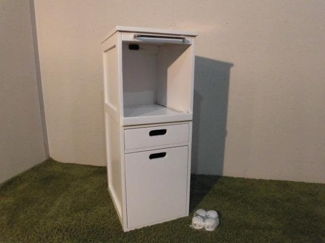 【全国一律送料無料】省スペース炊飯器ラック 【キャスター1口コンセント付 】