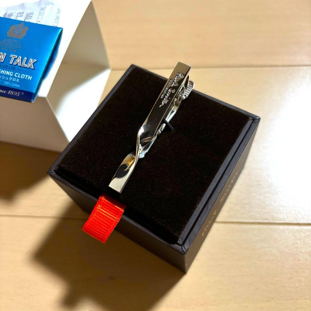 Paul Smith ネクタイピン新品　シルバー925 ツイスト　最上位モデル