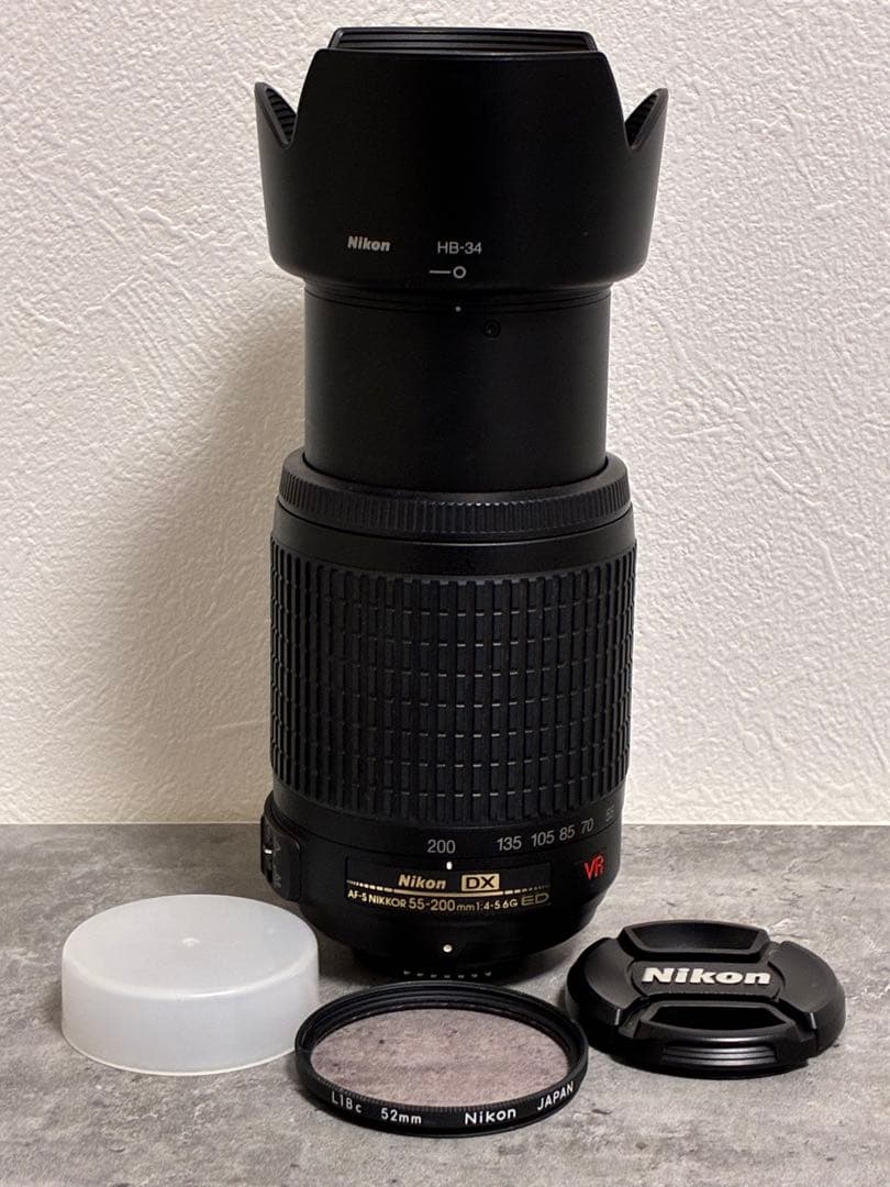 ⭐️美品⭐️ Nikon 55-200mm f/4-5.6G ED VR 望遠レンズ