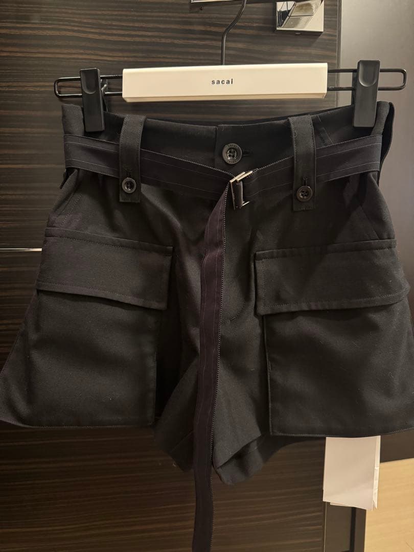 新品 今期 sacai Suiting Shorts 完売 サイズ0
