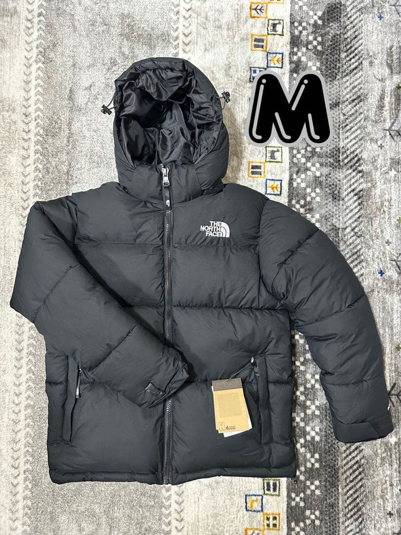 THE NORTH FACE フード付きダウンジャケット Mサイズ 黒
