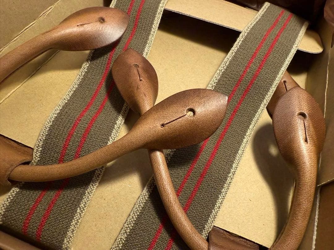 オールドマウンテン× MOTOR x Neru Design レザーサスペンダー