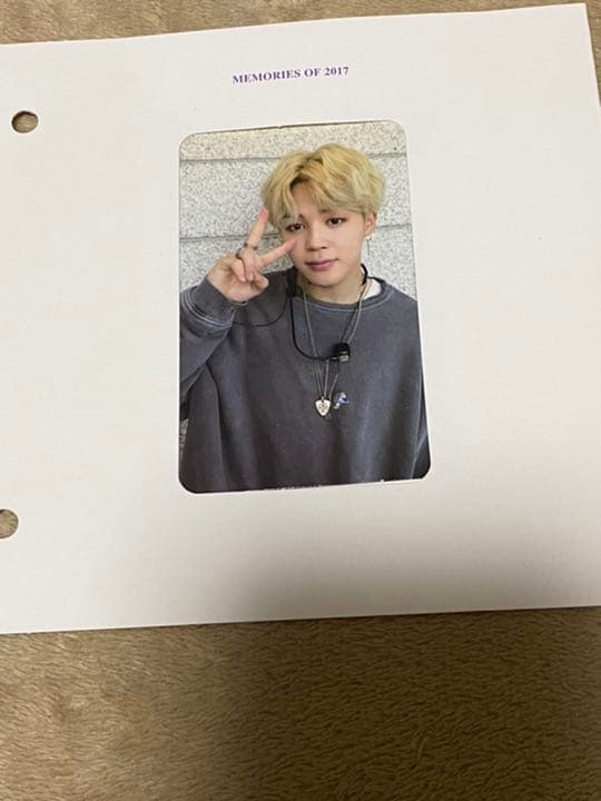 BTS MEMORIES OF 2017 トレカ ジミン