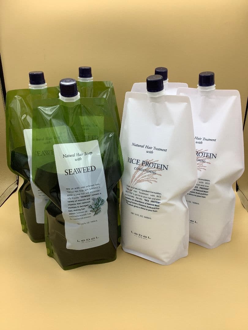 ナチュラルヘアソープ＆トリートメント 1600ml 3セット