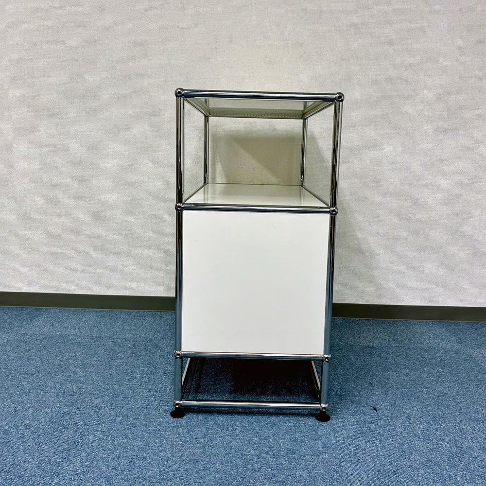 中古 USMハラー｜ リビング・サイドボード 1列3段 ピュアホワイト