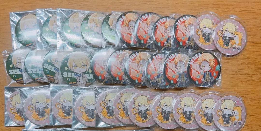 浦島坂田船 センラ サンタ YF 等身 ホロ 花魁 缶バッジ ハロパ ポカフェ