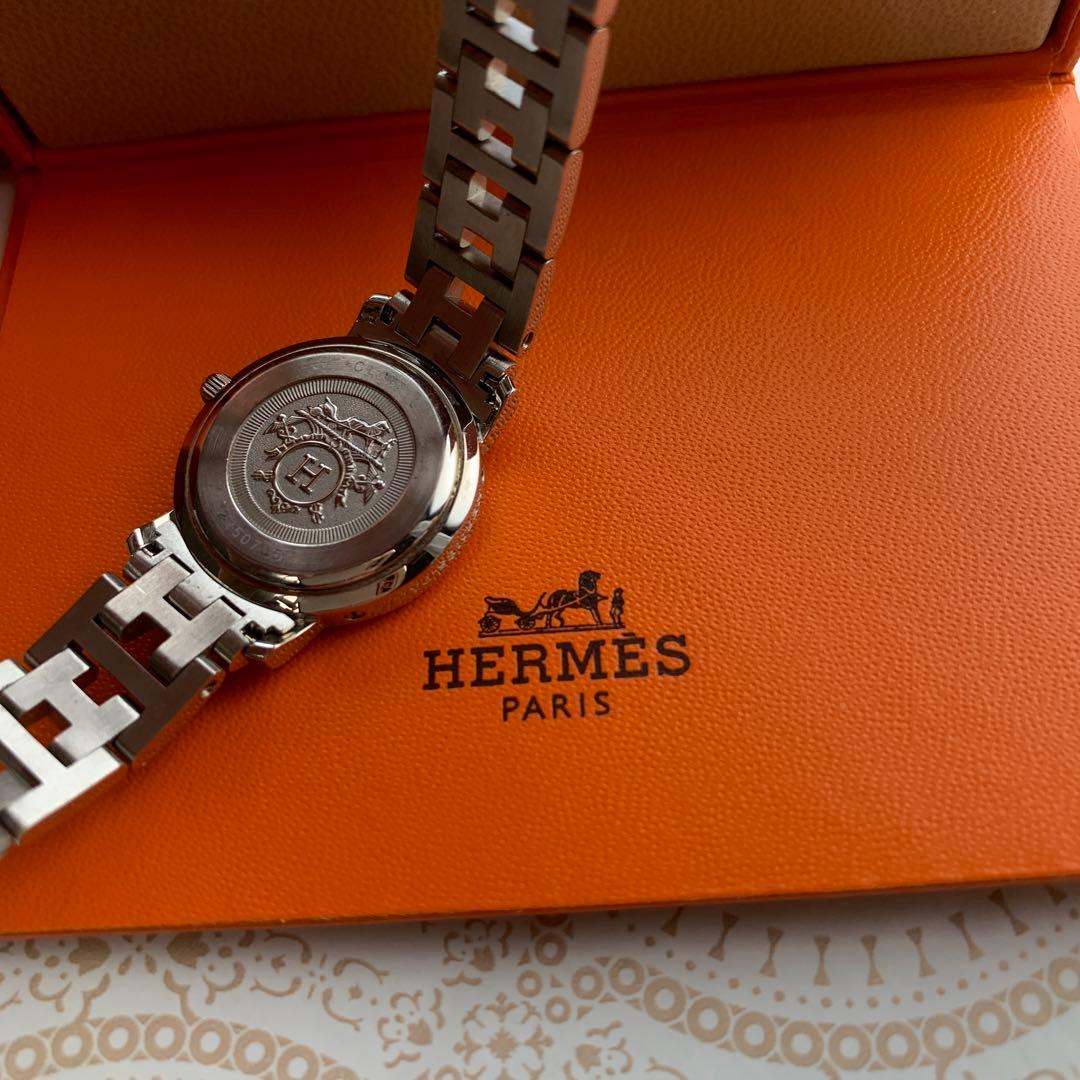 専用ページ エルメス 腕時計 クリッパー　レディース ピンクゴールド文字盤