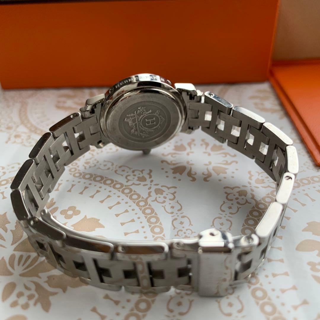 専用ページ エルメス 腕時計 クリッパー　レディース ピンクゴールド文字盤