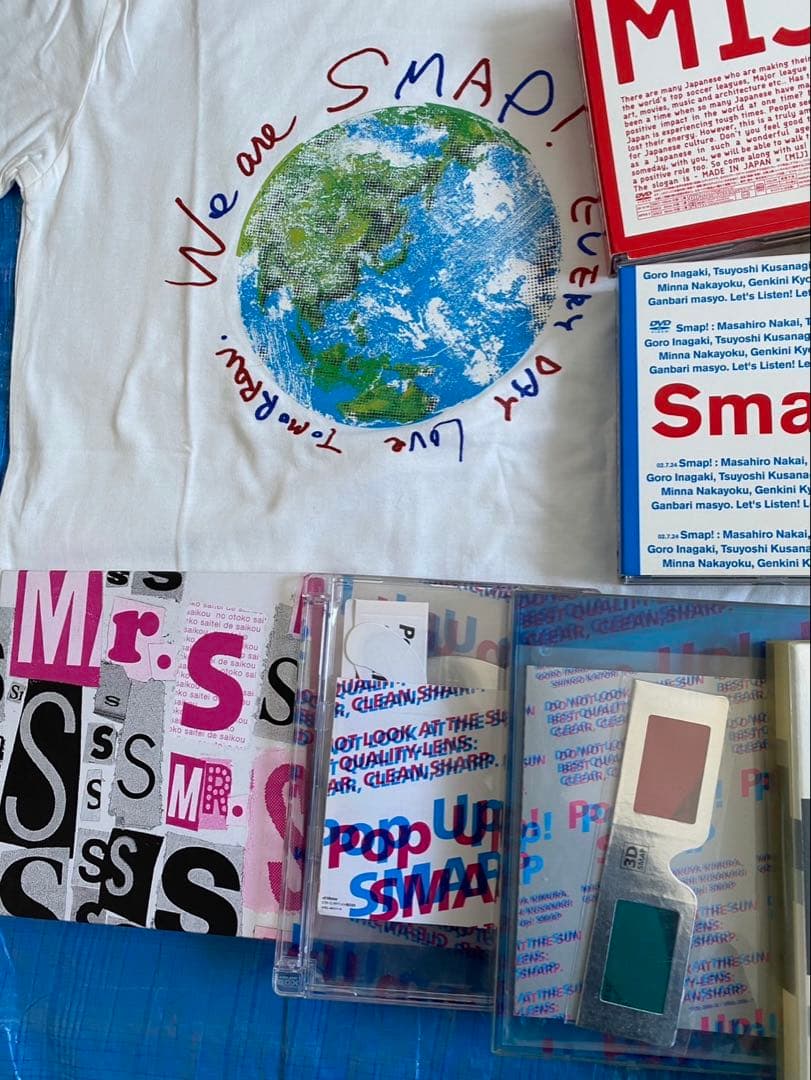 SMAP Tシャツ CD DVD まとめ売り グッズ