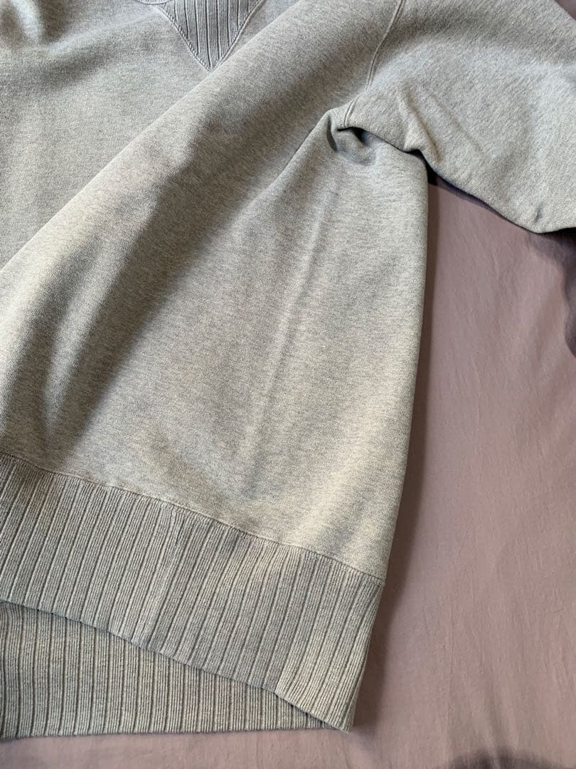 ステュディオダルチザン 9835 スヴィンゴールド吊り編みスウェットXL 杢GY