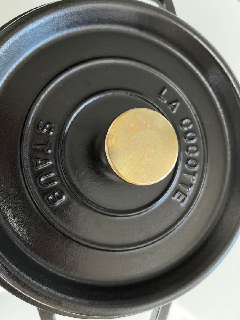 ストウブ ピコ・ココット ラウンド 20cm ブラック