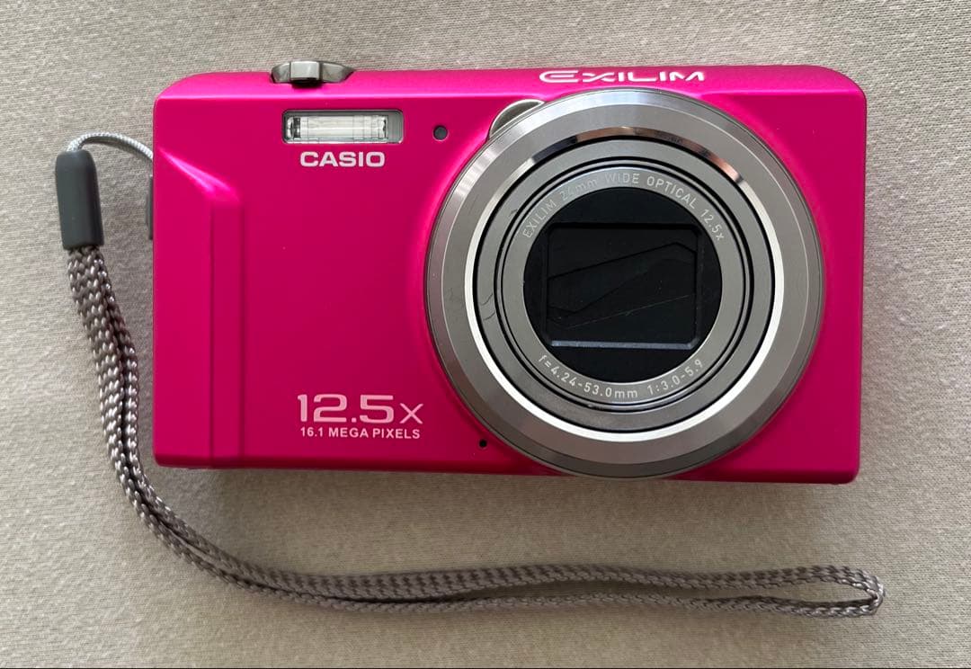 レトロ！コンパクトデジカメ　CASIO EXILIM EX-ZS150 ピンク
