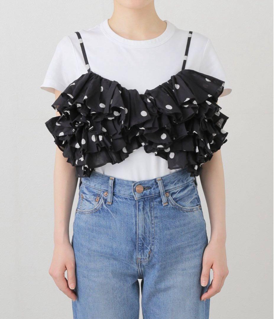 (専用)crinkle crinkle crinkle ドットフリルキャミ