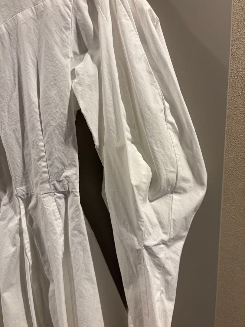 エンフォルド　ホワイト バルーンスリーブ シャツ