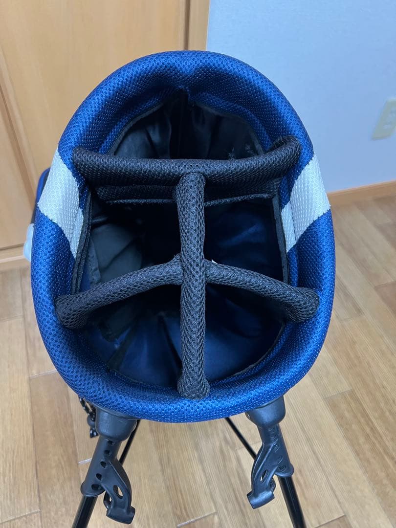 スリクソン　スタンド　キャディバッグ　ネイビー　アイアンカバー　ヘッドカバー付き