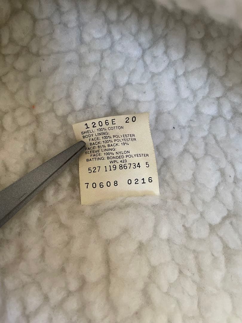 濃紺　80s levi's デニムジャケット　ボアジャケット70608-0216