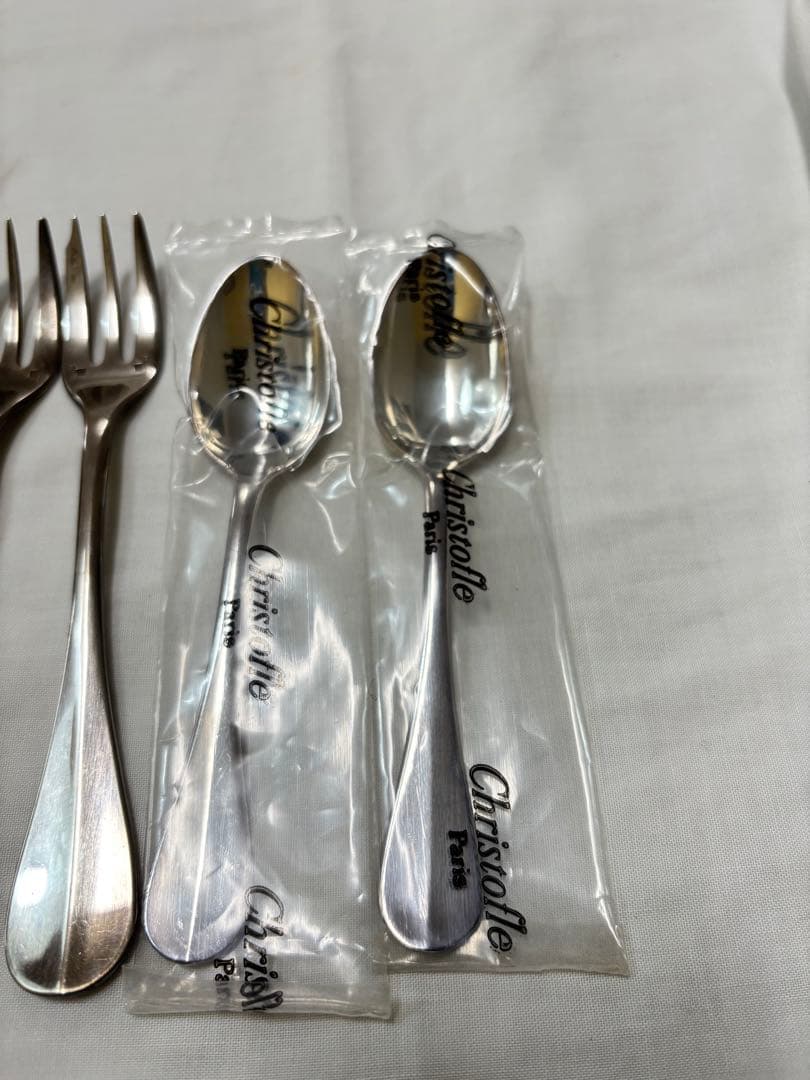 【新品未使用】クリストフル★カトラリーセット12点★スプーン★フォーク