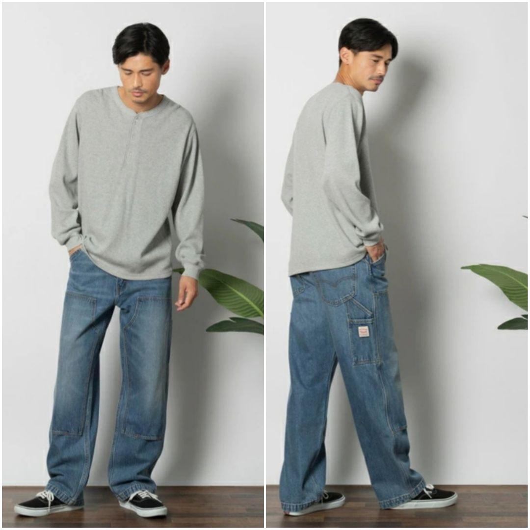 ■LEVI'S WorkWear 568■LOOSE ダブルニー ルーズ W32