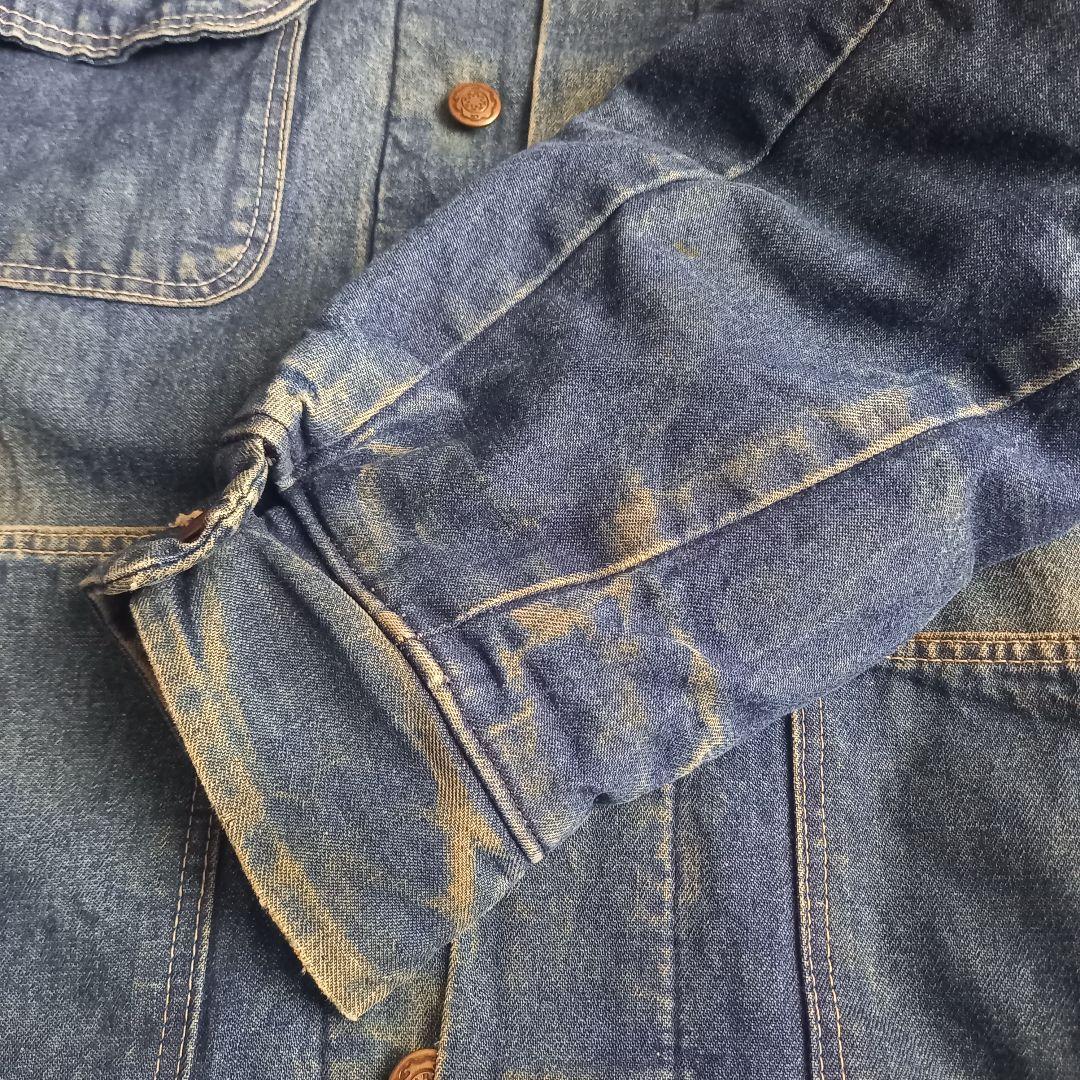 USA製 80s BIGBEN デニム カバーオール 裏ブランケット 42