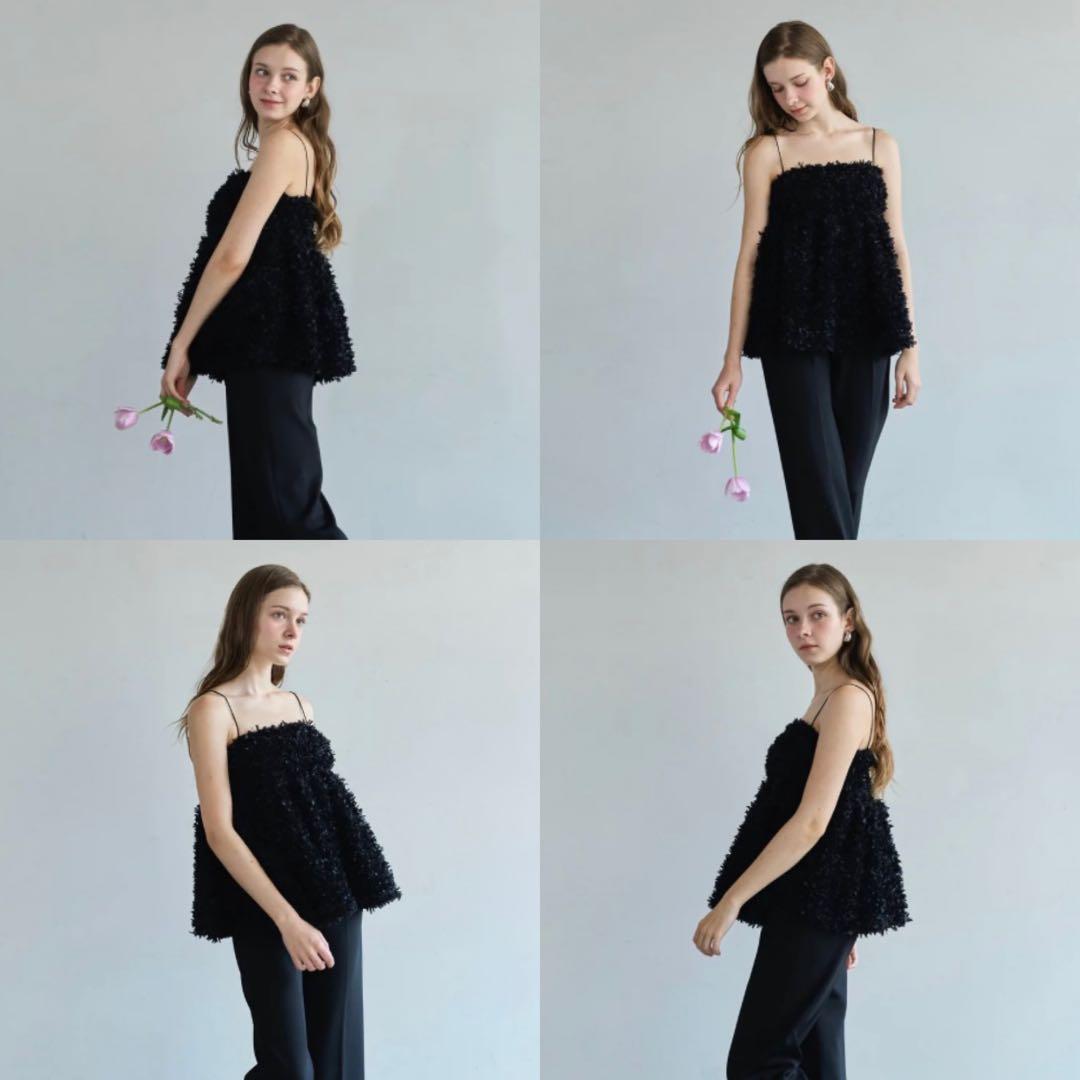 新品 CARLA カーラ Fluffy cami フラッフィーキャミ