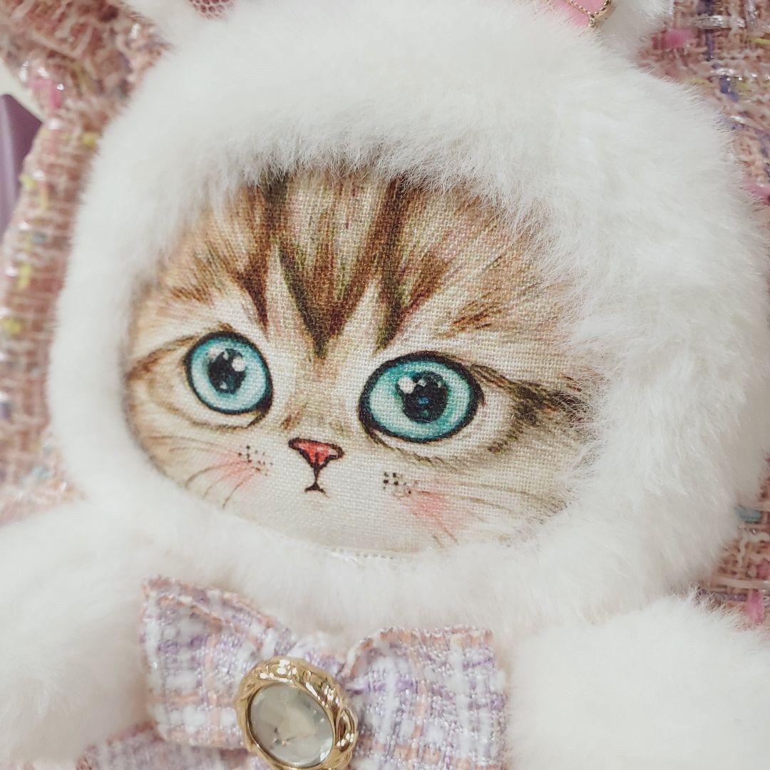 ね*】様 ハンドメイド 丸底巾着 バッグ コヤンイサムチョン ねこ