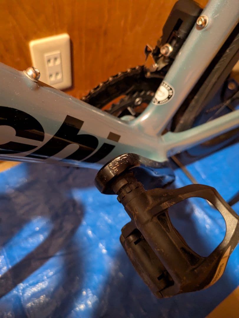 ビアンキ　アリア　105di2　カーボンホイール