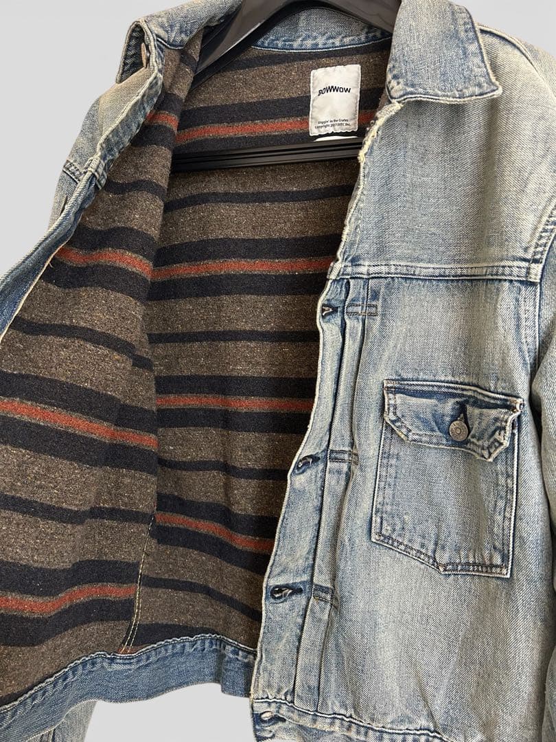 BOWWOW ブランケット デニムJK AGING XL Tバック