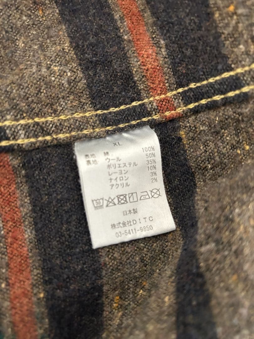 BOWWOW ブランケット デニムJK AGING XL Tバック