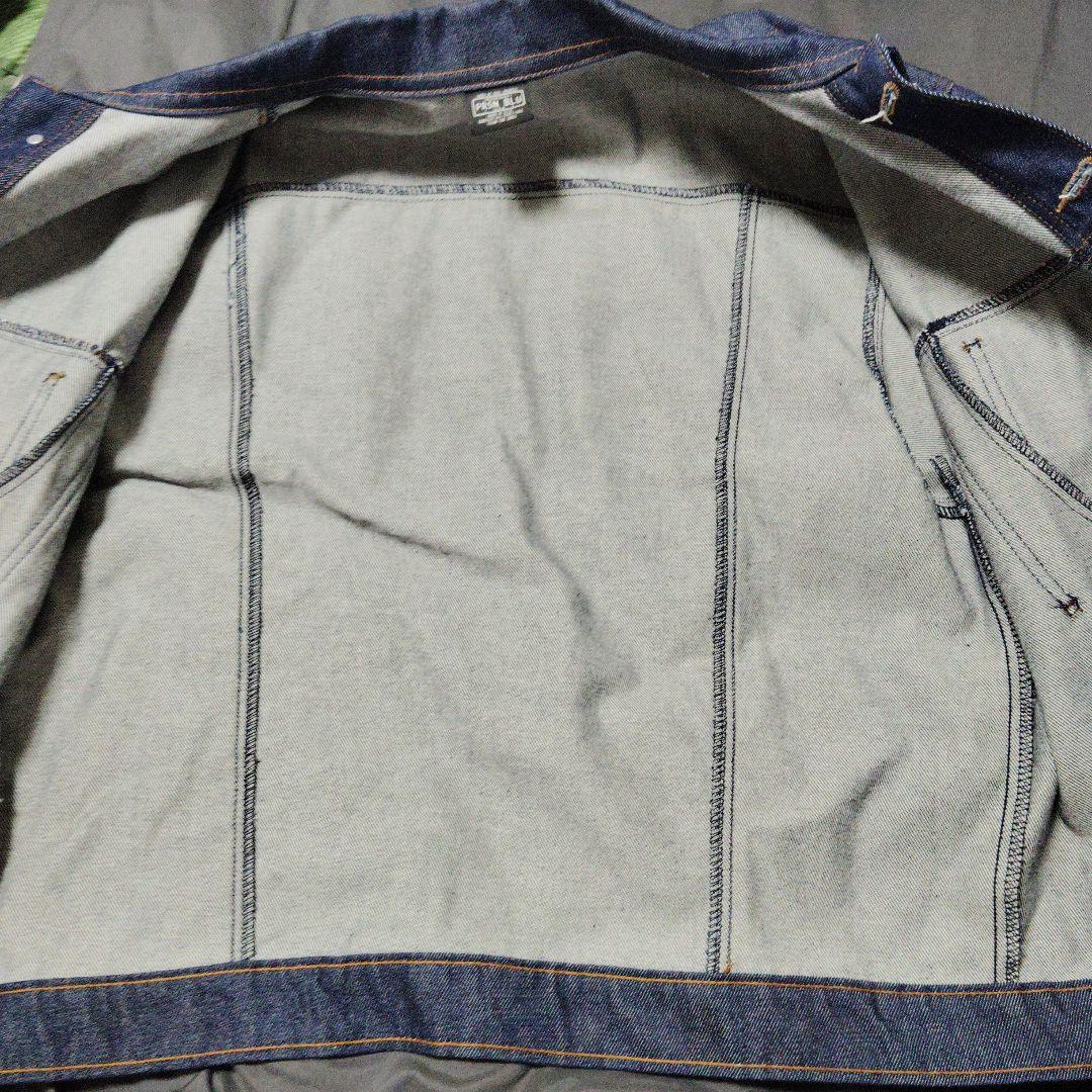 プリズンブルースデニムウェスタンジャケットXL