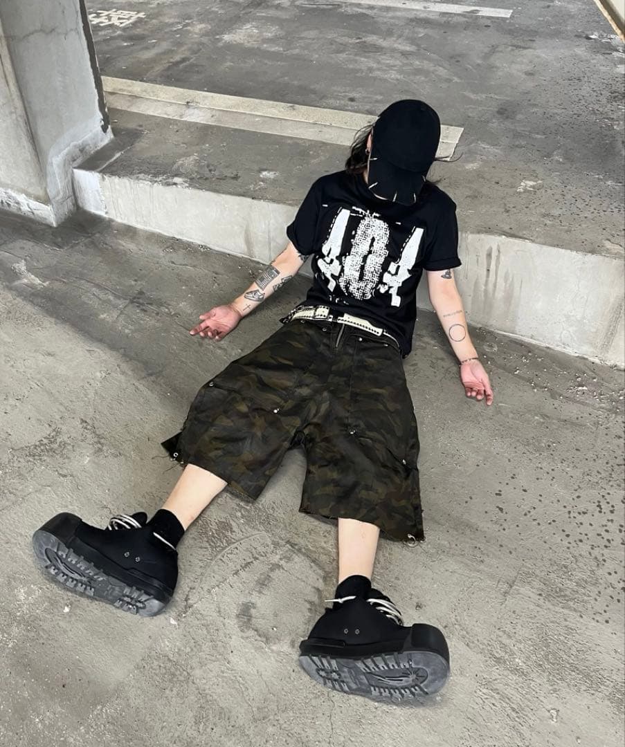 mmoption 迷彩柄ハーフパンツ　MM:OPTION ミリオプション カモ柄